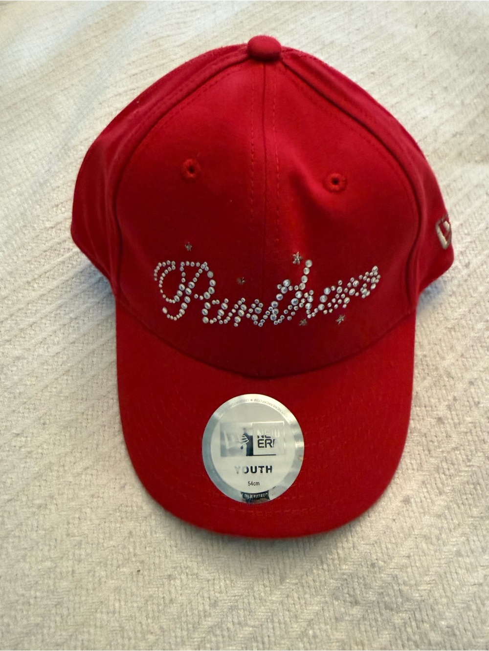 Red Florida Panthers Rhinestone 'Paradise' Baseball Cap